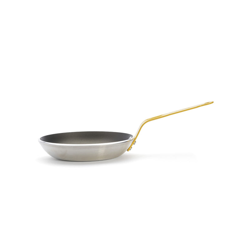 デバイヤー公式 アルミ製フッ素樹脂加工 フライパン イエローハンドル