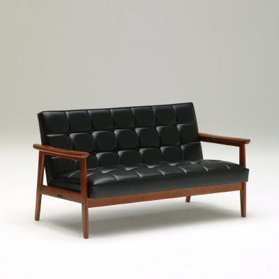 カリモク60 Kチェア 2シーター モケットグリーン［W36143QW