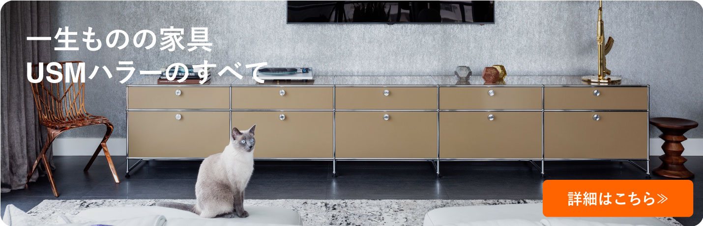 USMハラー USMイノスドロワーセット 5段 クローズ グラファイトブラック