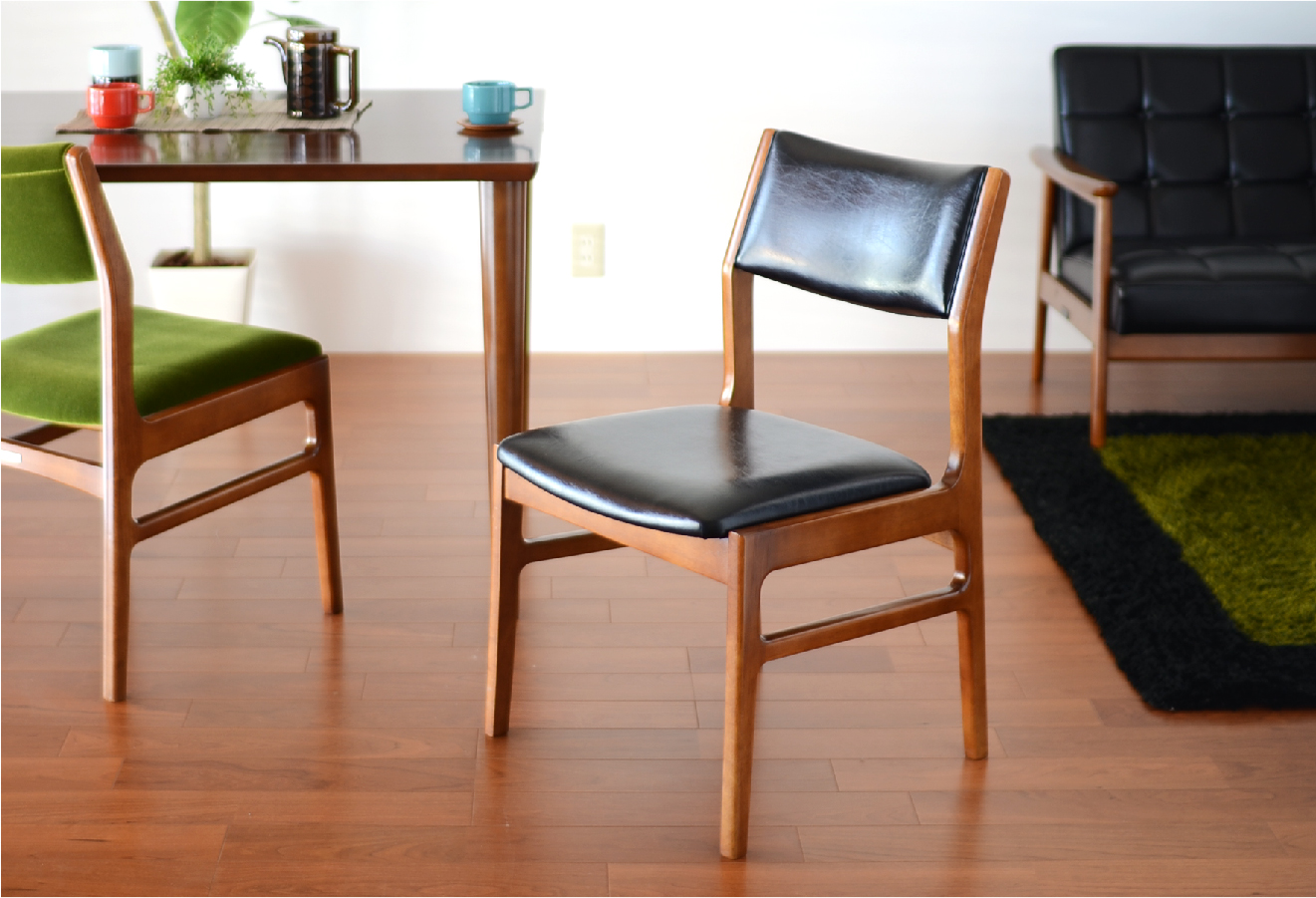 カリモク60+ ダイニングテーブル1500 ウォールナット［D36544MW