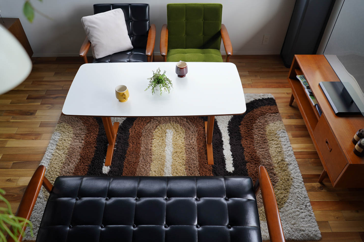 カリモク60+ カフェテーブル1200［T36420HW］ - カリモク60正規取扱店