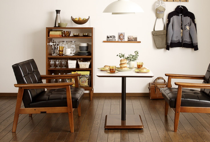 カリモク60+ カフェテーブル［D36210HW］ - カリモク60正規取扱店