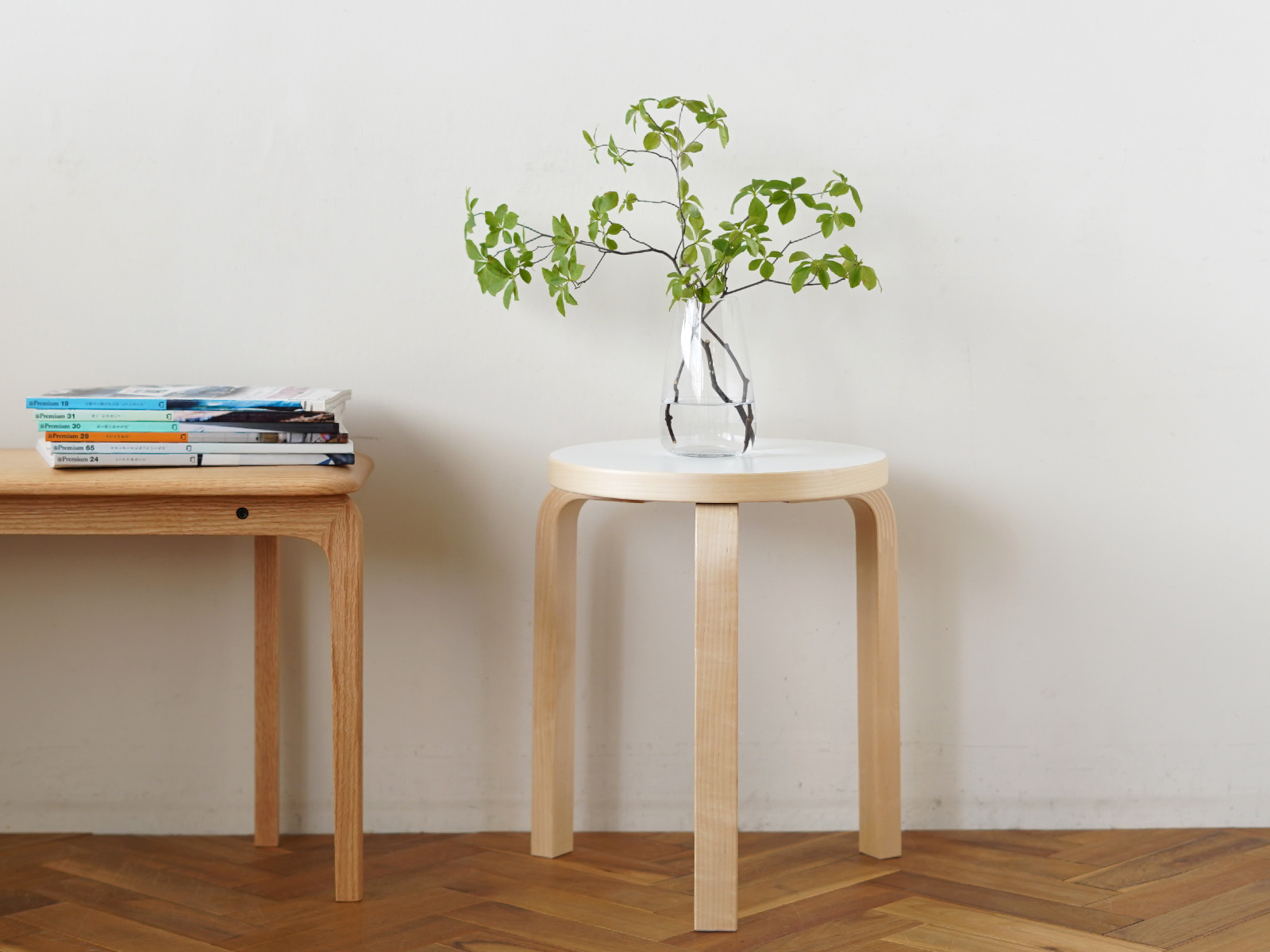artek (アルテック) STOOL 60（スツール 60） 3本脚 ホワイト