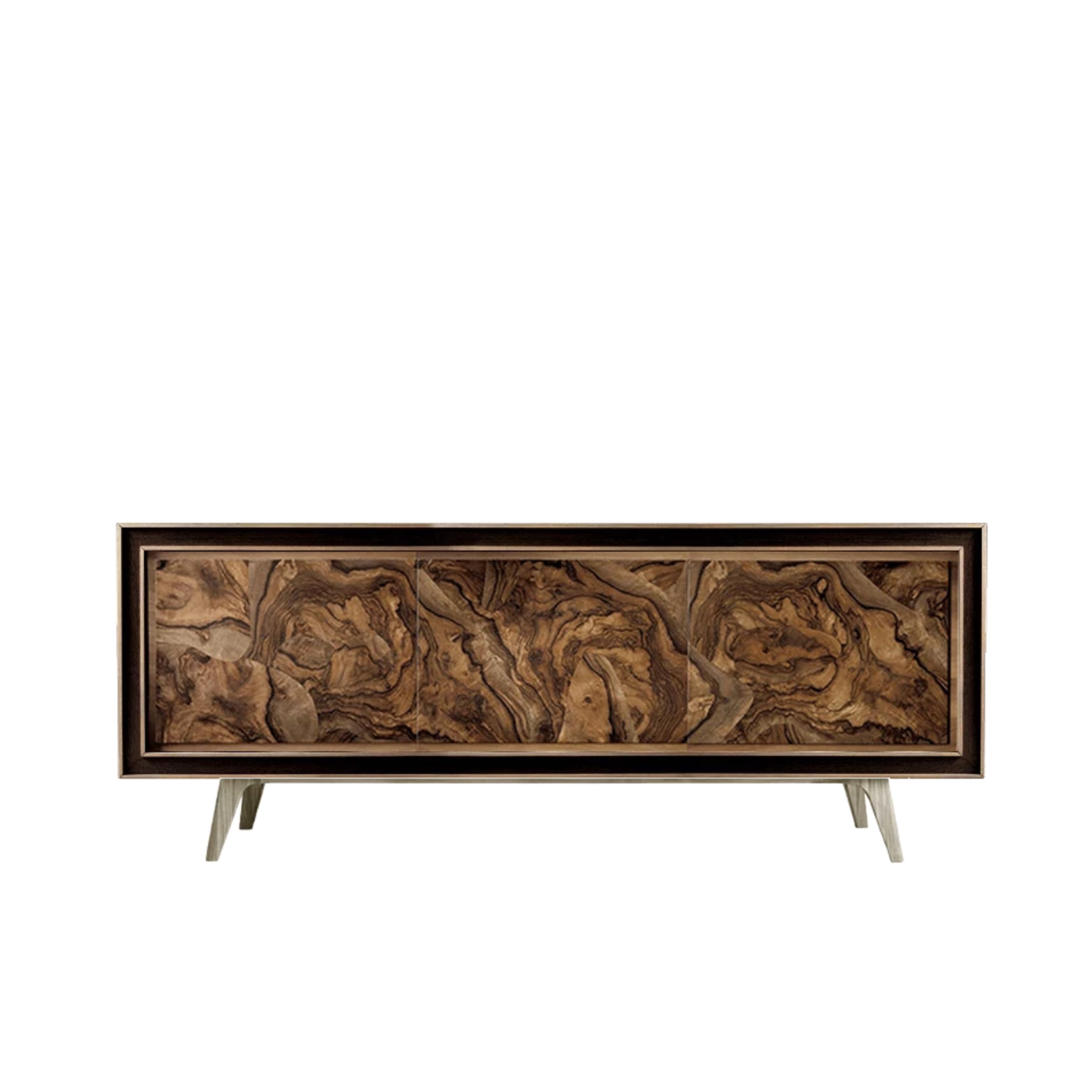 Walnut Wood Sideboard QUADRA Radica Doors by Dale Italia. Shop on