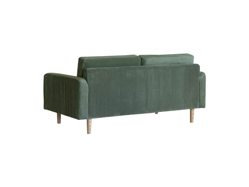 フリート 2人掛け ソファ コーデュロイ オリーブグリーン（受注生産品）