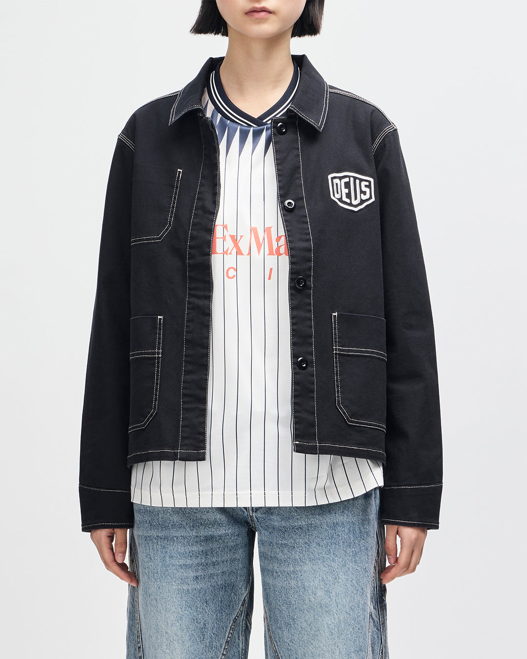 Shirts | Deus Ex Machina | Vulkan Overshirt - Black – Deus Ex