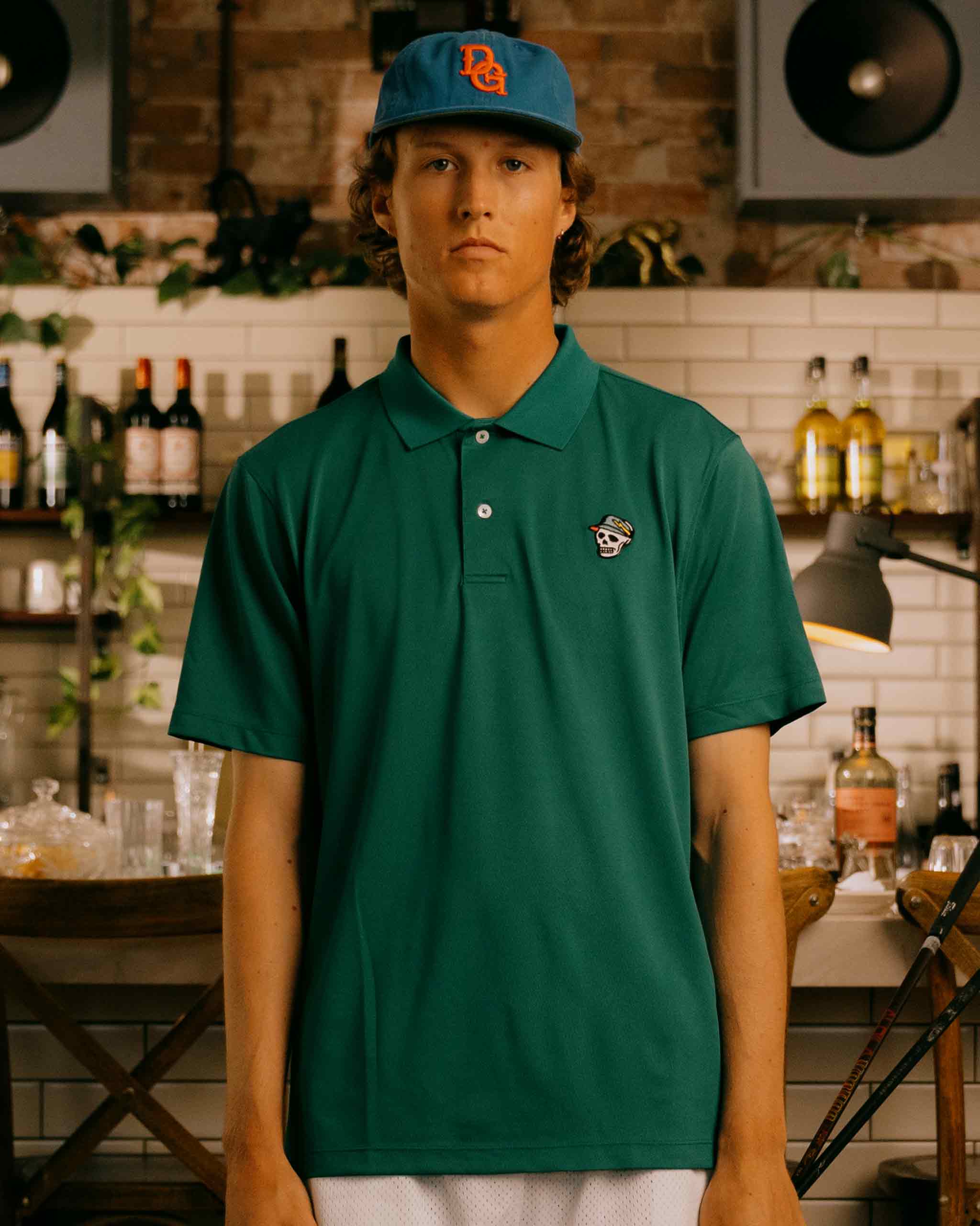 Alpine Green Golf Polo - Devereux
