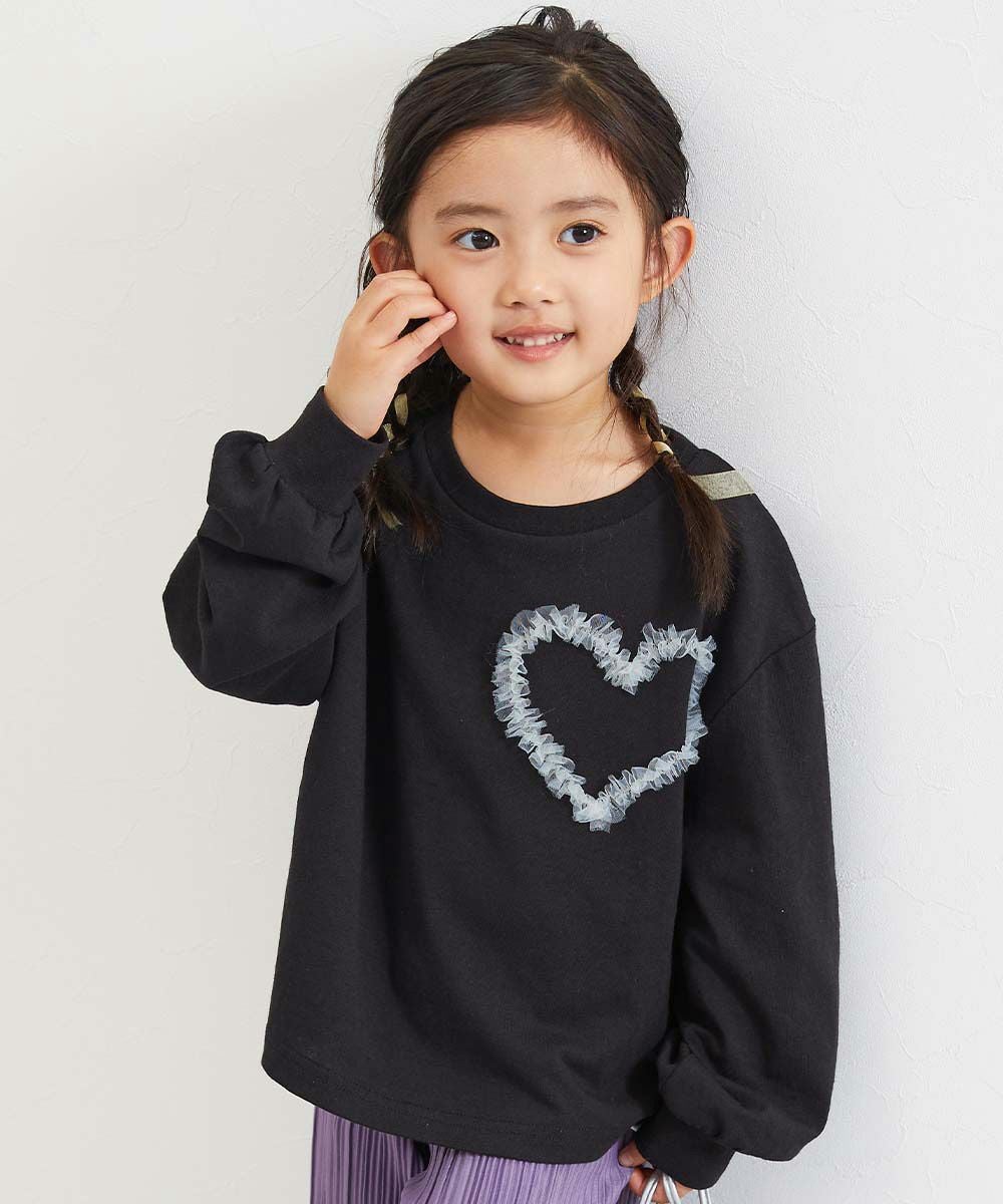 最大28%OFF】チュールモチーフ 長袖Tシャツ | 子供服の通販 デビロック