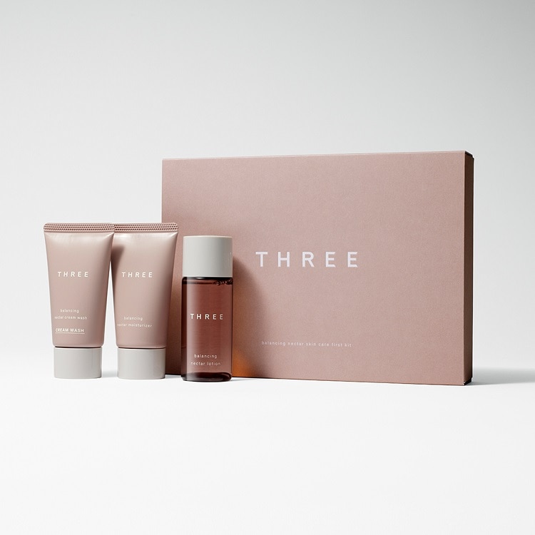 THREE バランシングネクター スキンケア ファーストキット: THREE