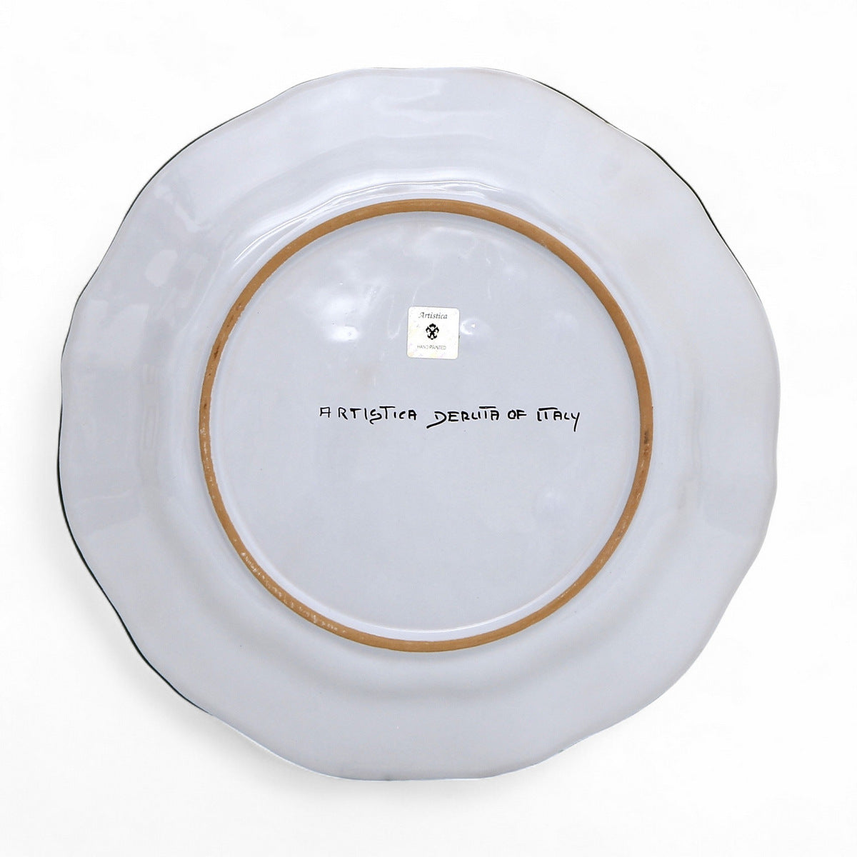 FAENZA-CARNATION: Scalloped dinner plate (11 D) – DERUTA OF ITALY