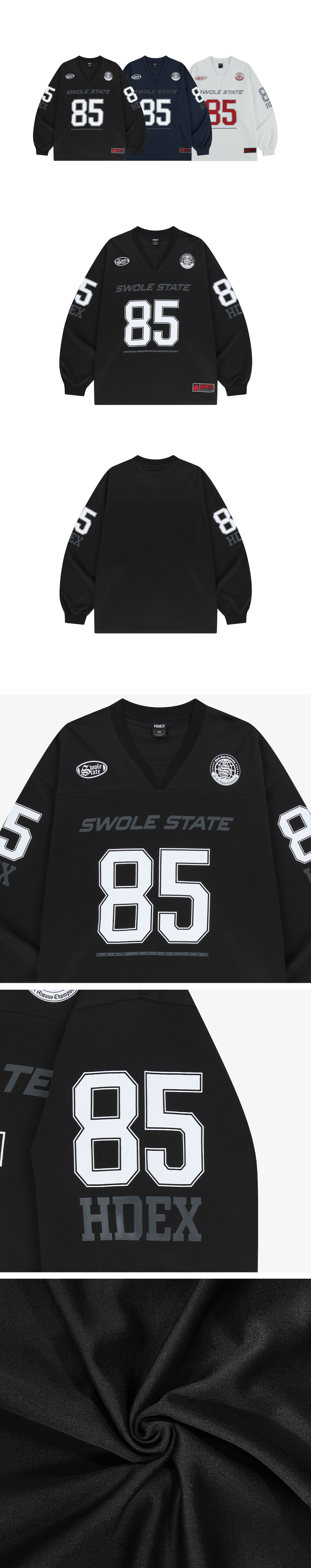 MUSINSA公式 | HDEX ジャイアントフィットラグビージャージロングスリーブ