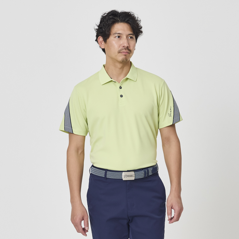 スリクソン スリーブストライプ ポロシャツ SMS5104【Adaptive style