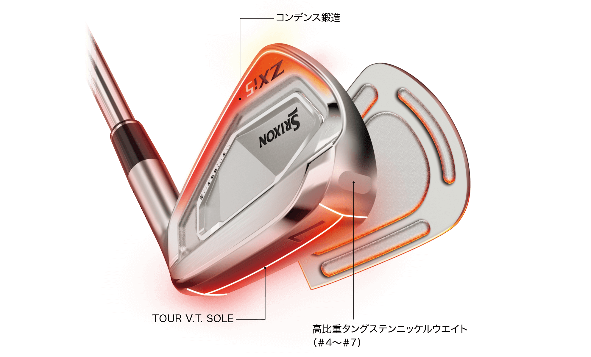 スリクソン ZXi5 アイアン N.S.PRO MODUS3 TOUR 105 スチールシャフト