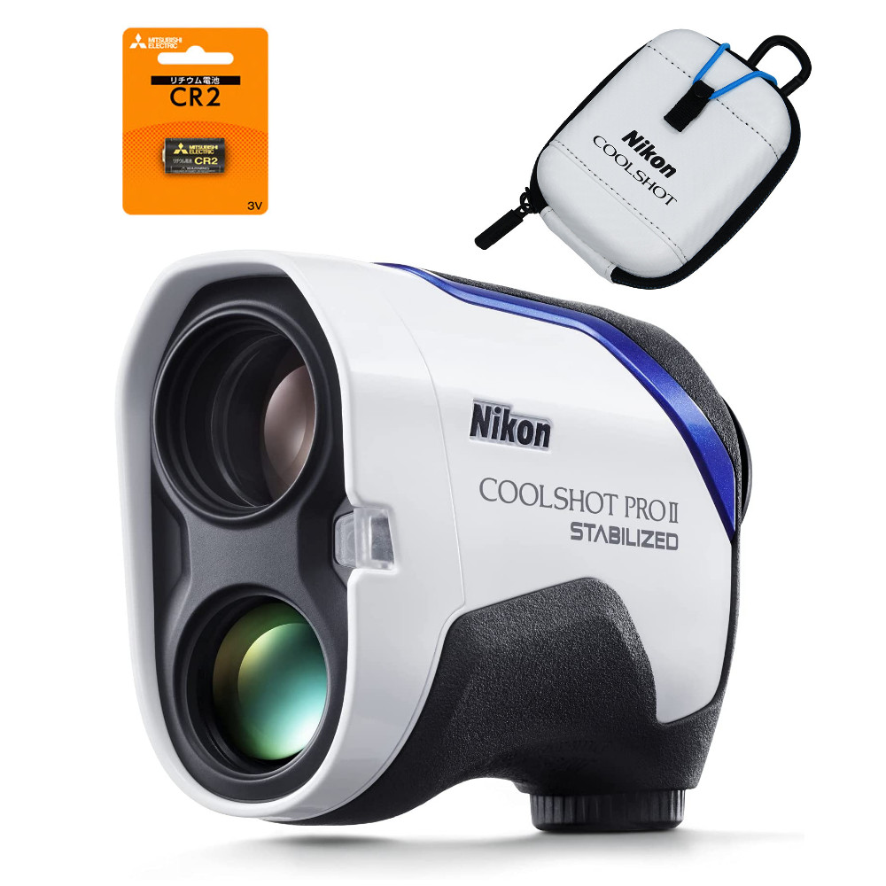 ニコン レーザー距離計 COOLSHOT PROII STABILIZED ホワイト ＆ CR2
