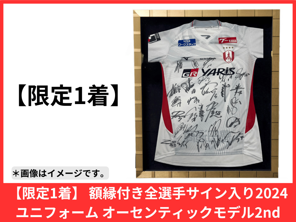 限定1着】 額縁付き全選手サイン入り2024ユニフォーム 鯱の大祭典