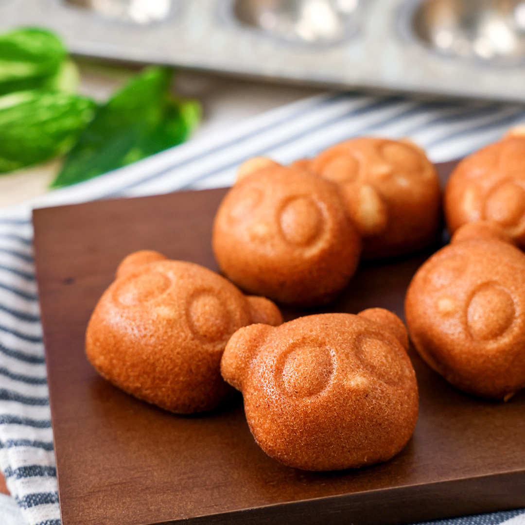 パンダのフィナンシェ | レシピ | 富澤商店