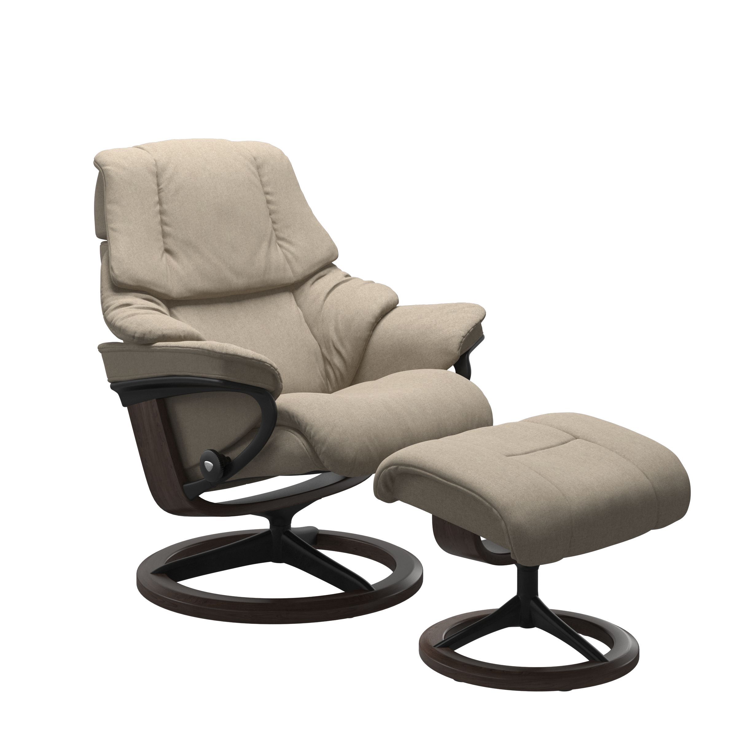 Stressless® Reno (S) シグニチャー オットマン付 | Recliners
