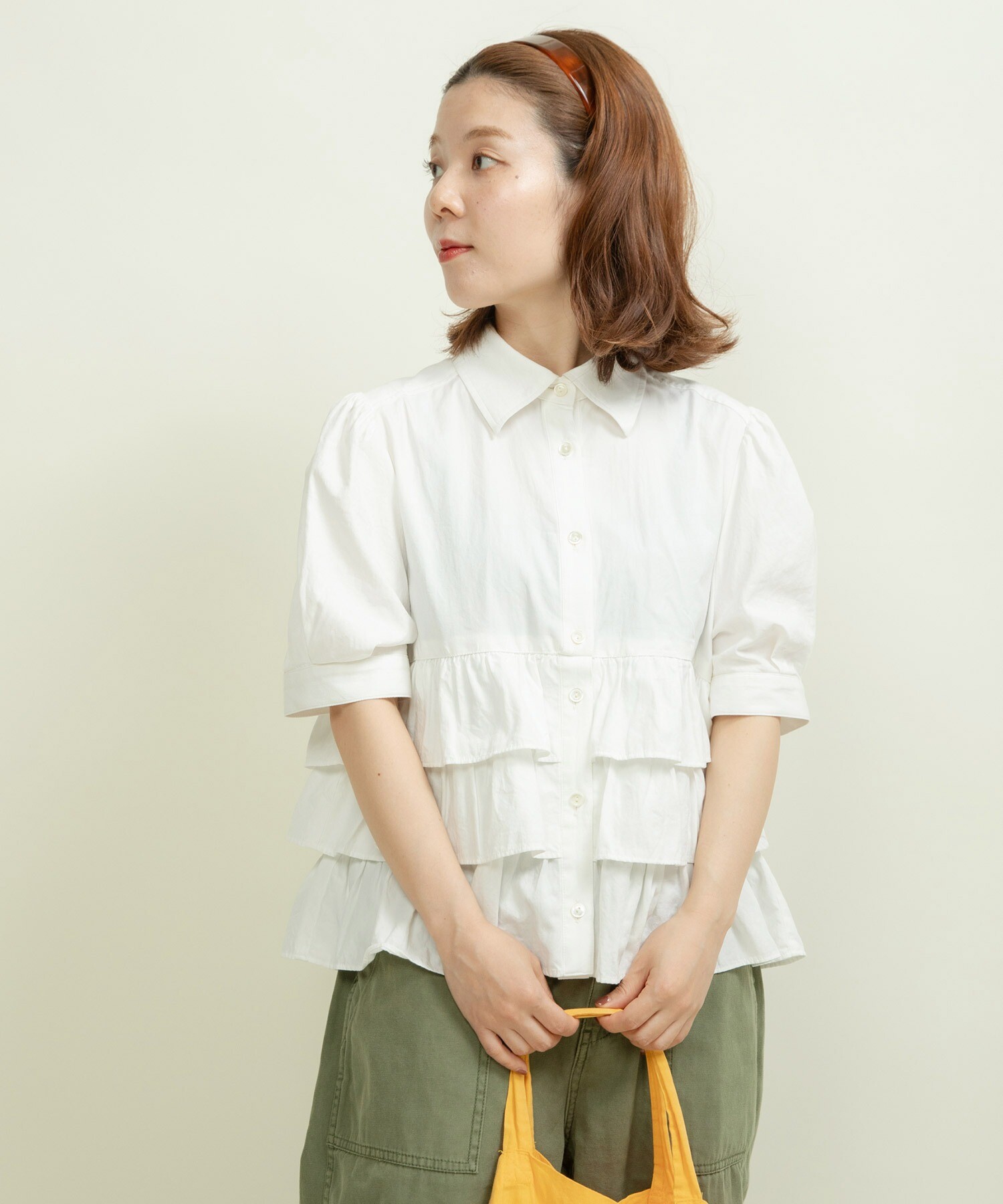 AMBIDEX Store ○オックス ナチュラルトリプルワッシャー 3段フリル