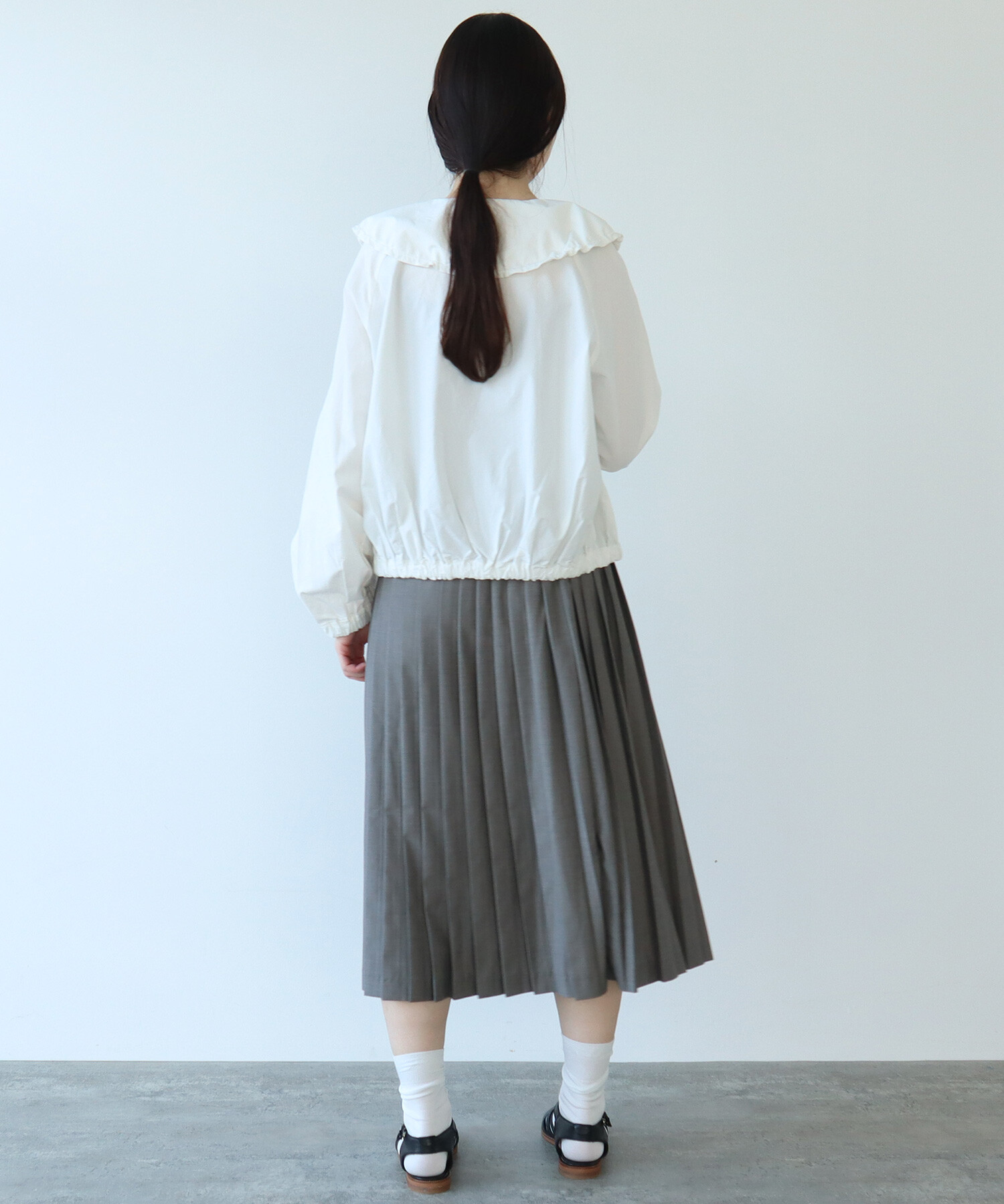 AMBIDEX Store T/R プリーツスカート(F グレー): bulle de savon