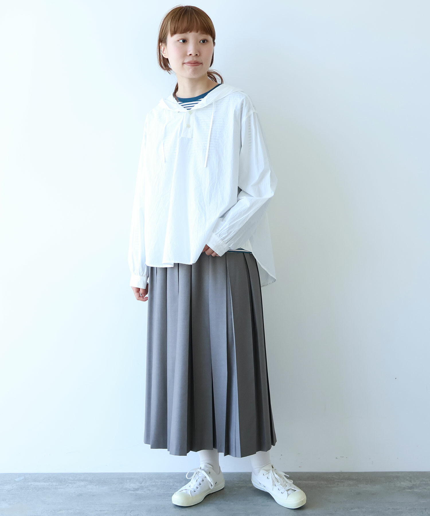 AMBIDEX Store △○T/R 太プリーツ スカート(F クロ): bulle de savon