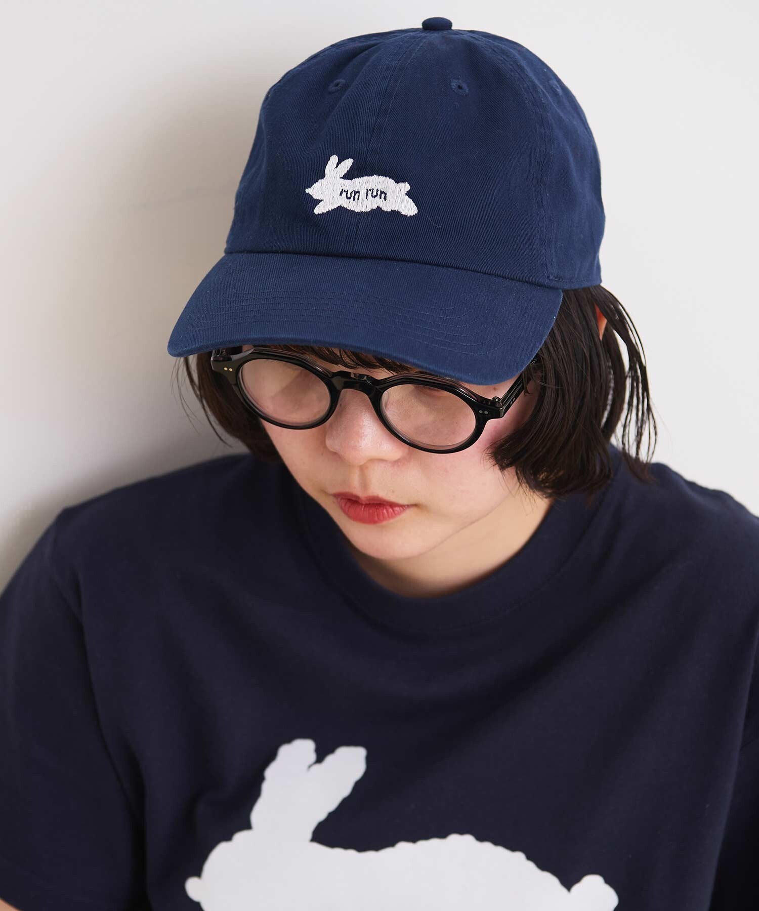 AMBIDEX Store 〇run rabbit 刺繍キャップ(F アカ): l'atelier du savon