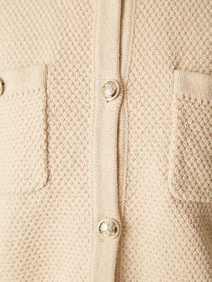 金釦コンパクトニットツイードカーディガン(ニット)｜トップス｜FRAY
