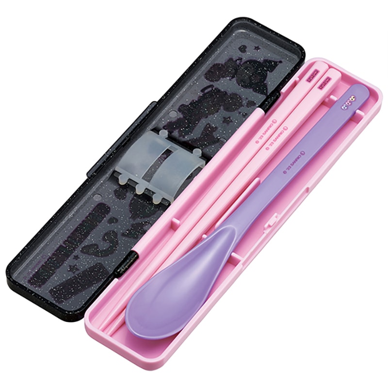 抗菌音のならないコンビセット 箸18cm KUROMI wonder journey CCS3SAAG