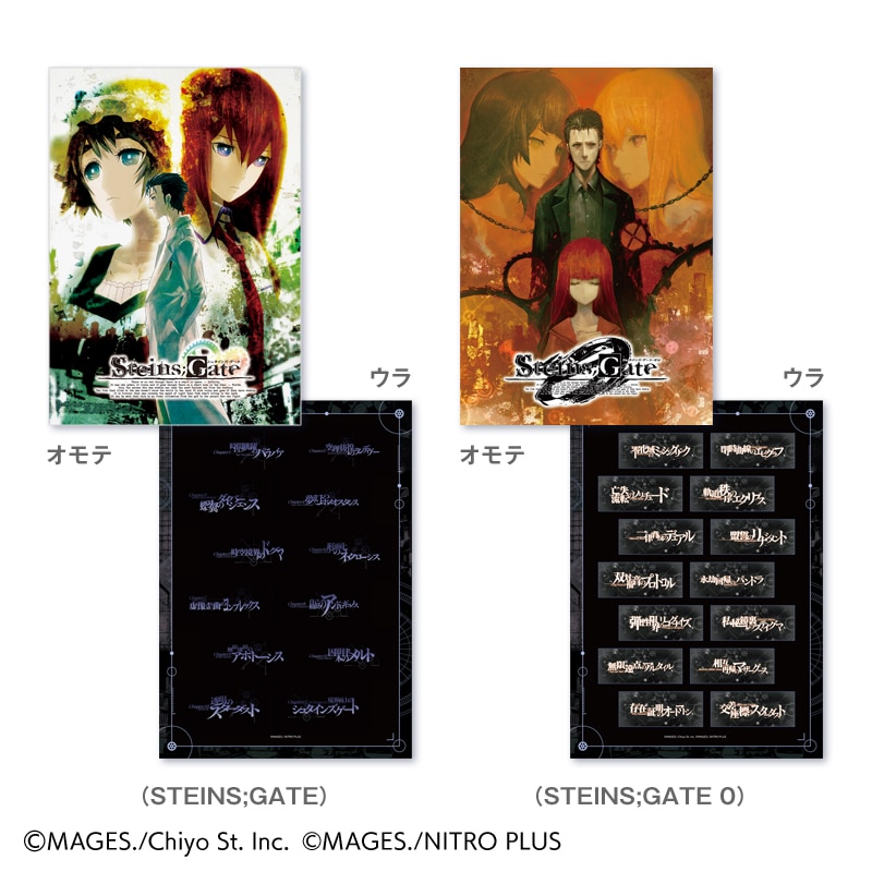 STEINS;GATE」15周年記念オリジナルフレーム切手セット（コンプリート