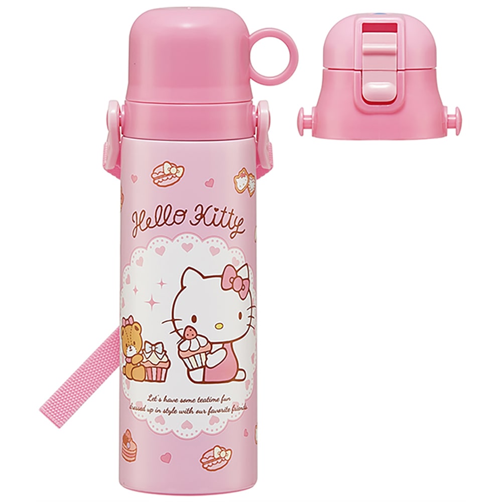 超軽量・コンパクト2WAYステンレスボトル 580ml ハローキティ お菓子