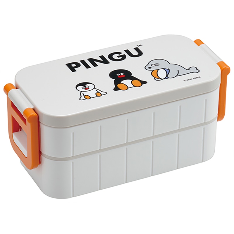 抗菌タイトランチボックス2段 ピングー×松本セイジ YZW3AG｜郵便局の