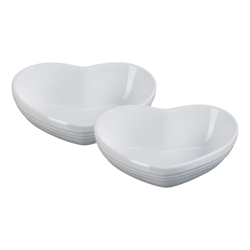 ル・クルーゼ ハート・ディッシュS2個入 ホワイトラスター｜郵便局の