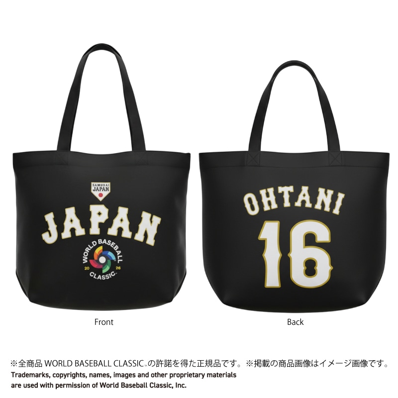 2026 World Baseball Classic 大谷翔平 キャンバストート ブラック