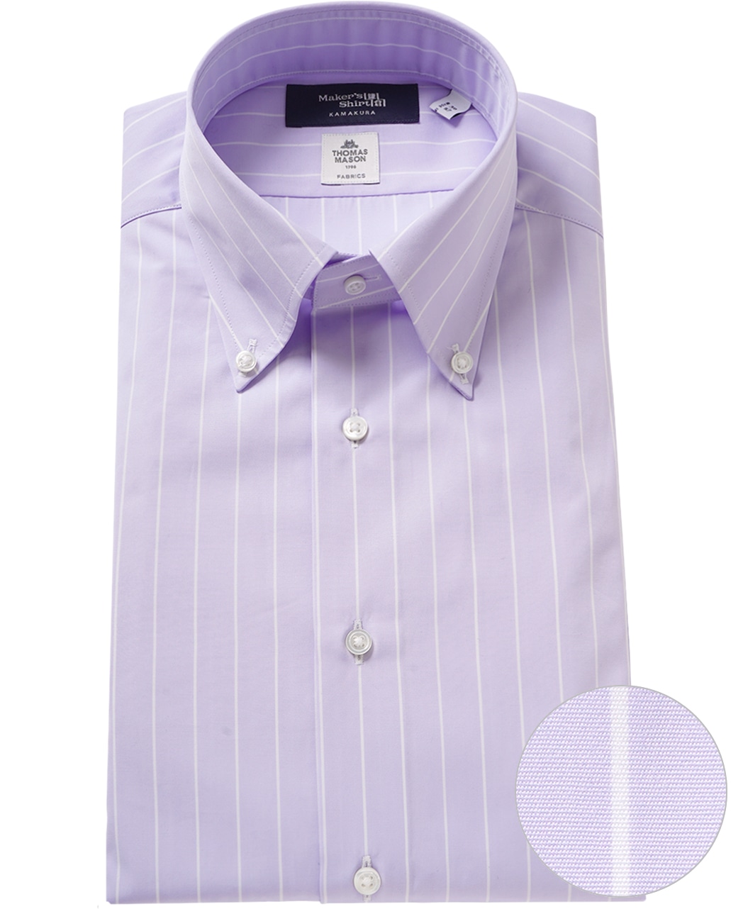 ビジネスシャツ/THOMAS MASON(39-83 パープル系): メンズ｜メーカーズ