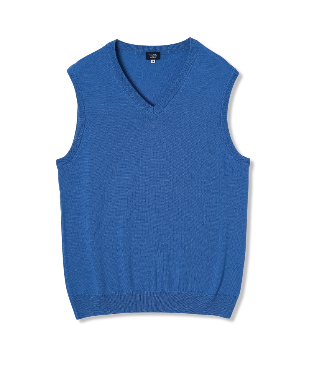 Vネックベスト（12ゲージ）(46 ブルー系): メンズ｜メーカーズシャツ