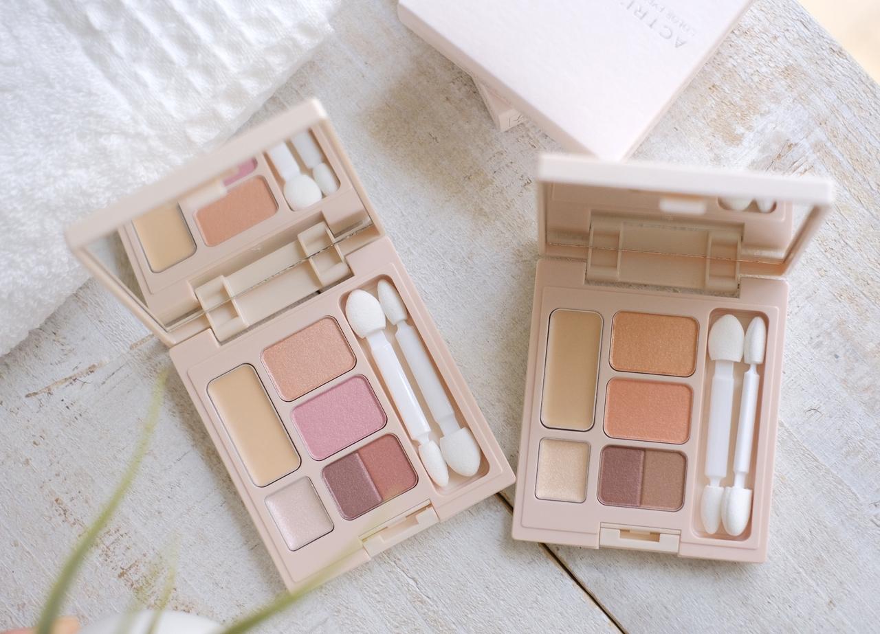 試用レポ】春めく色と質感でつやのある上品な目もとに導くアイカラー