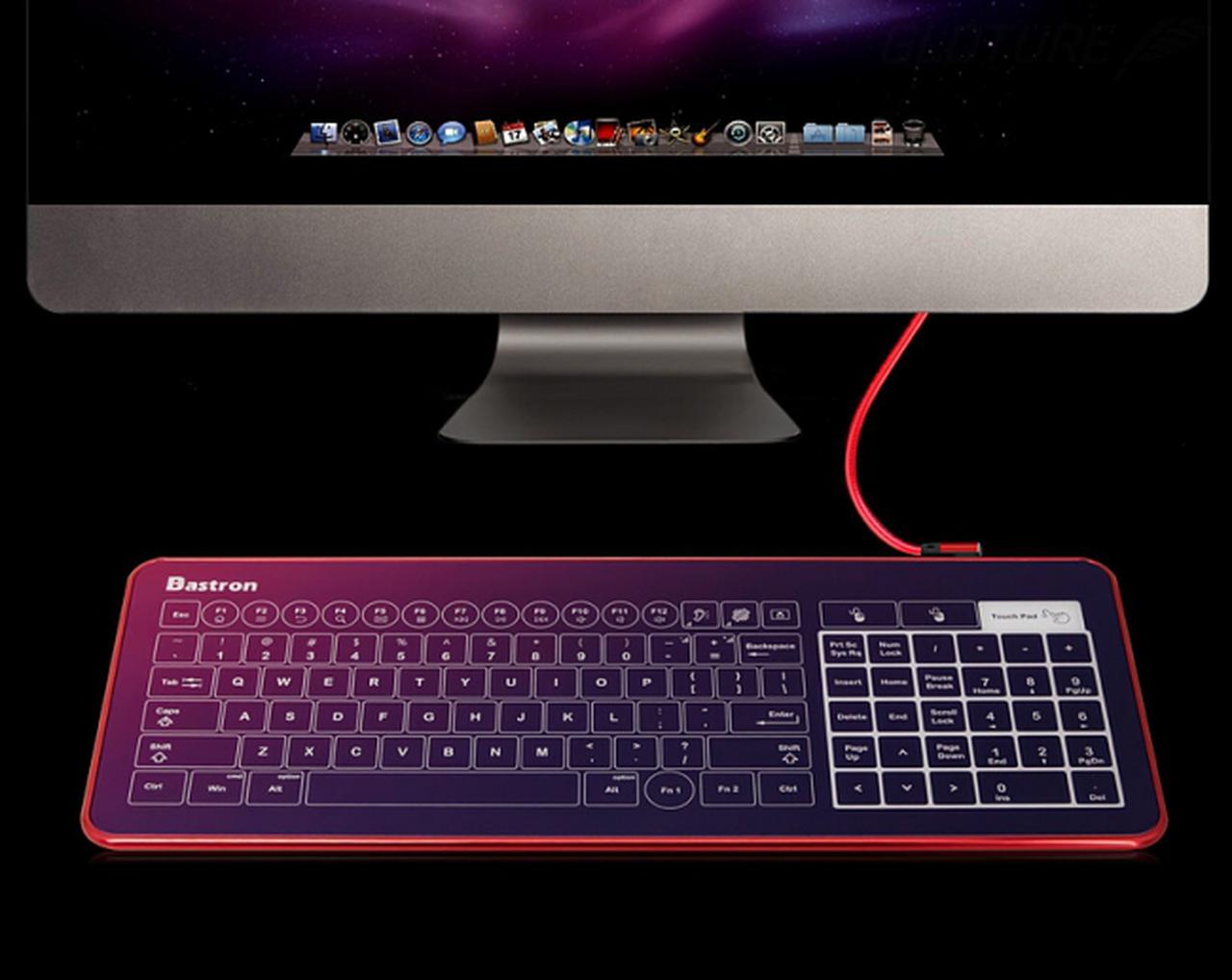 ガラス製キーボード「Bastron B10」登場 - dino.network