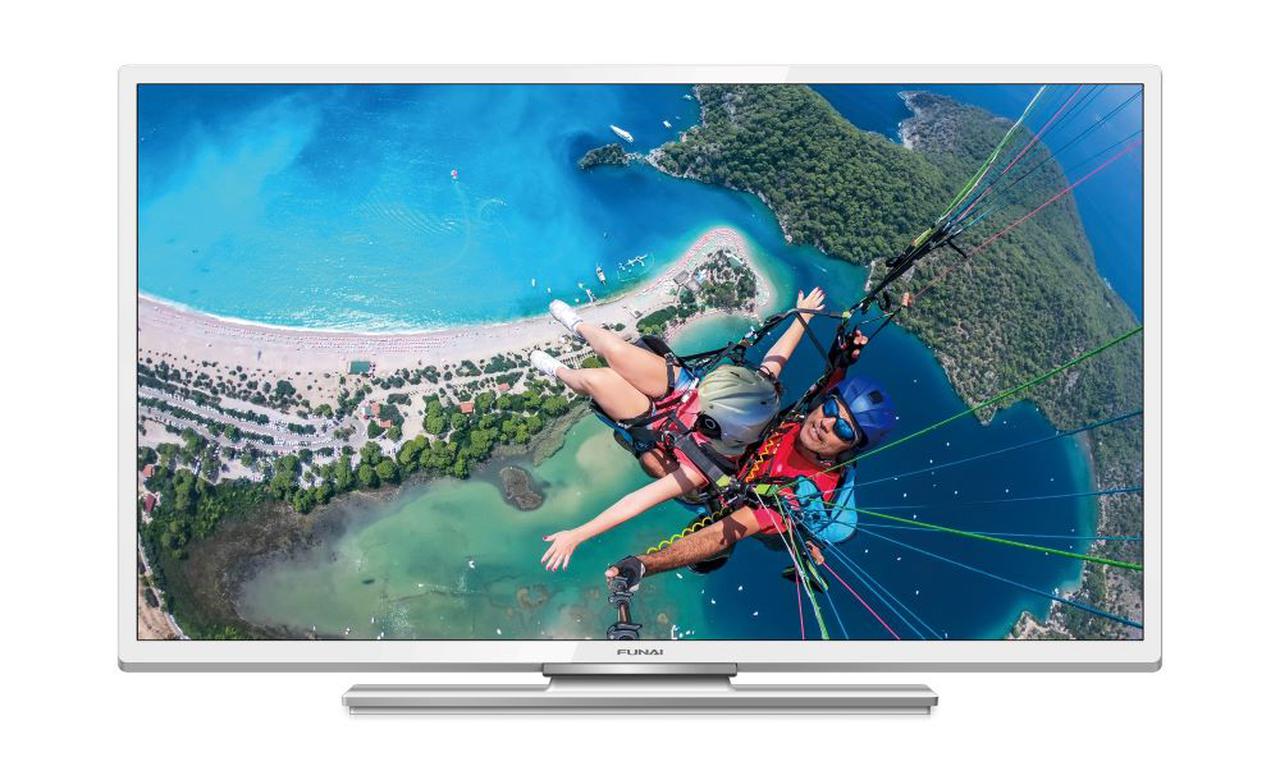 FUNAI、ホワイト仕様でインテリア性も高いパーソナルサイズの液晶