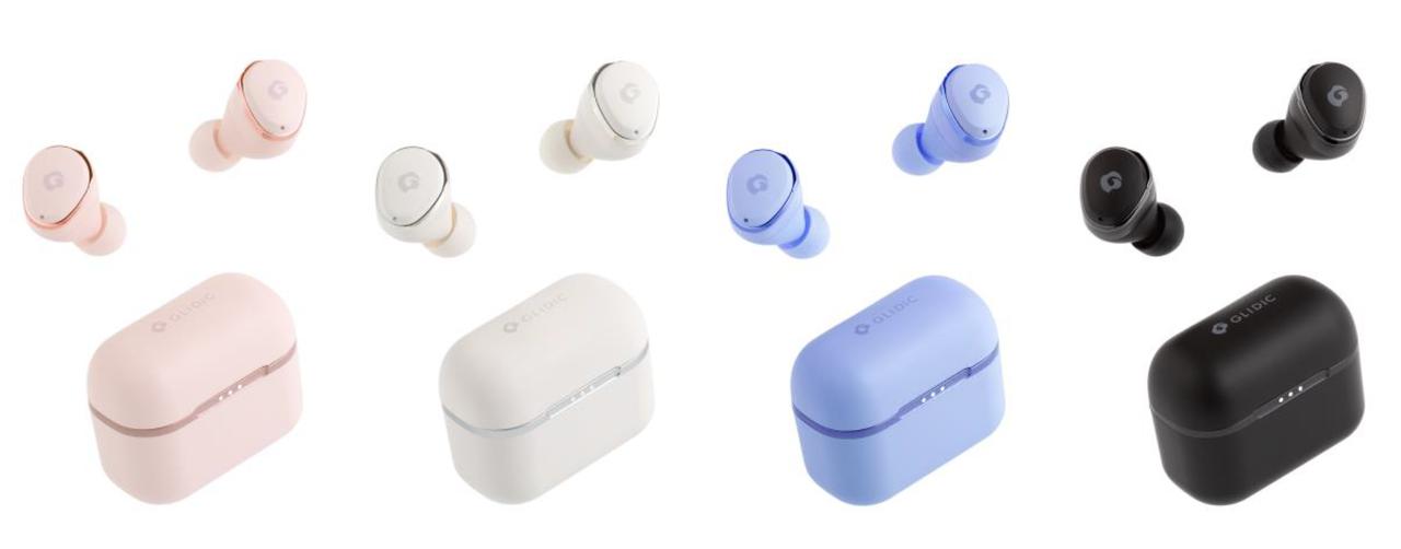 GLIDiC、カラフルなカラバリとクリアな通話が楽しめるミニマルデザイン