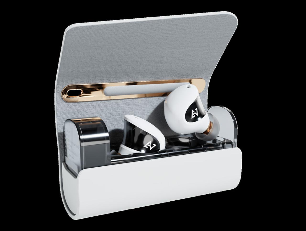 LDAC対応、スケルトン仕様の完全ワイヤレスイヤホン・AVIOT「TE-J1」が