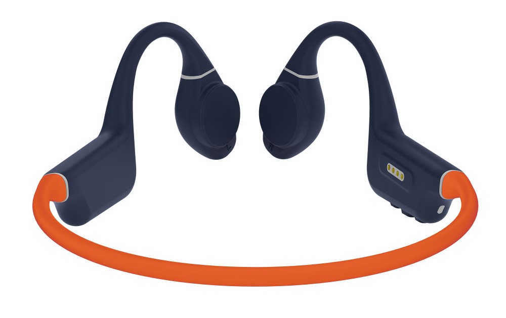 振動部が動いて、聴きやすさも向上。骨伝導式のワイヤレスヘッドセット