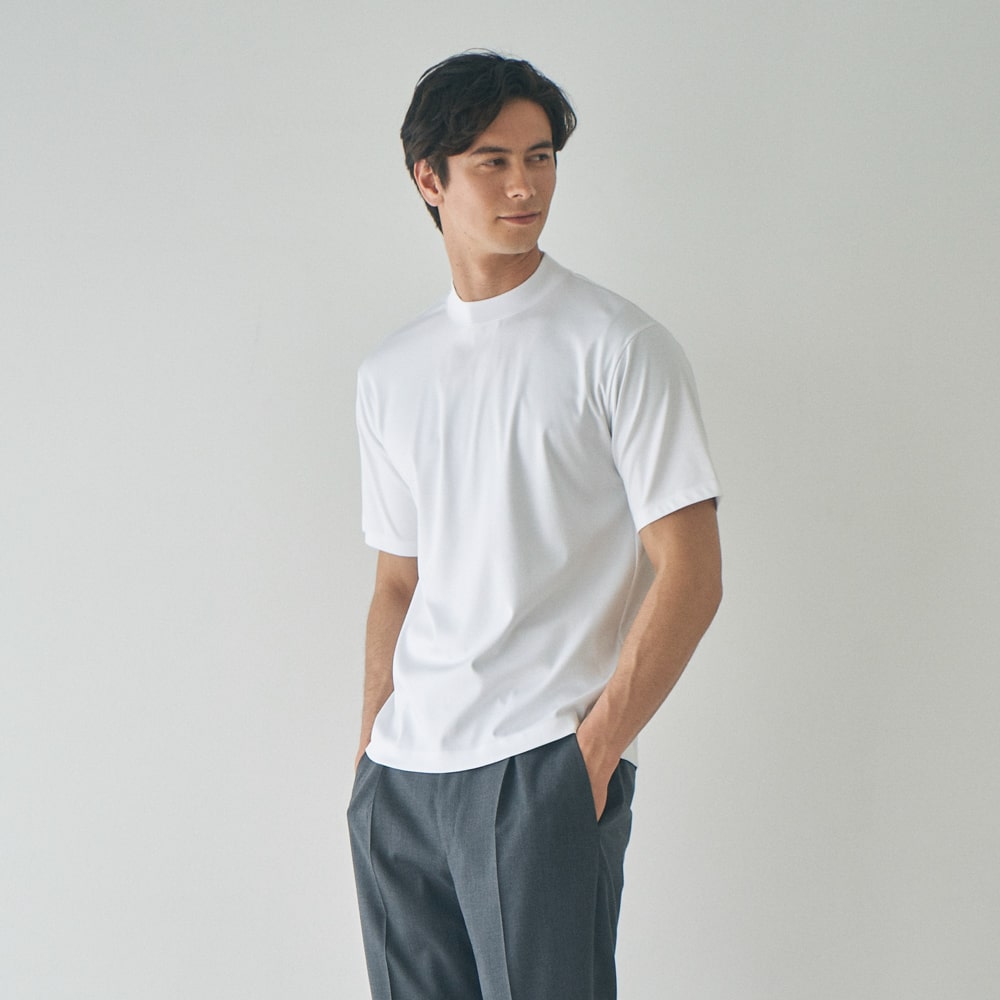 販売期間終了】Mellow T-シャツ（オーダーメイド） 変形モックネック