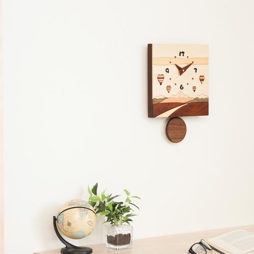 木製掛け時計 | 無垢材を使用したハンドメイド品 | MUKU工房