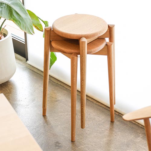 飛騨家具 nissin 日進木工 Toy トイ スツール 国産家具 無垢 スツール