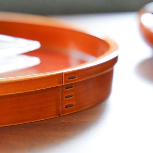 飛騨春慶 福壽漆器店 宗寛盆 伝統工芸品 木製 トレー | MUKU工房