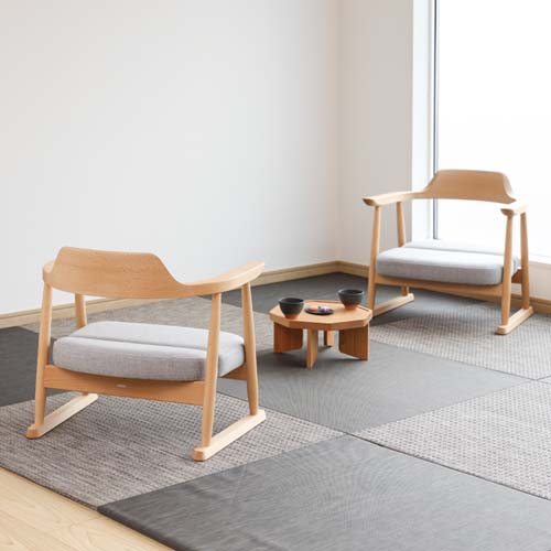飛騨家具 HIDA 飛騨産業 低座 座椅子 国産家具 無垢 ダイニングチェア