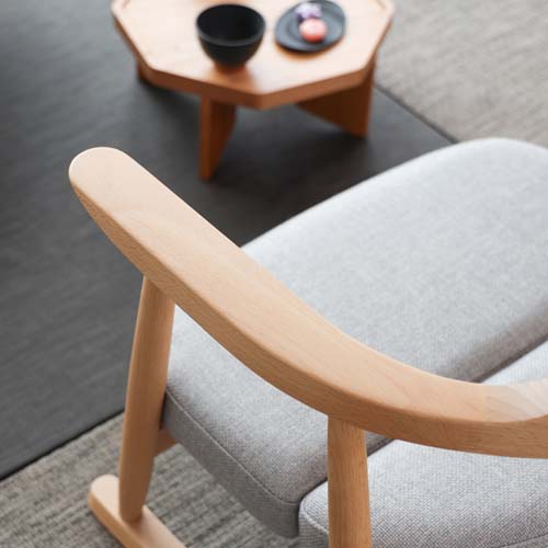 飛騨家具 HIDA 飛騨産業 低座 座椅子 国産家具 無垢 ダイニングチェア