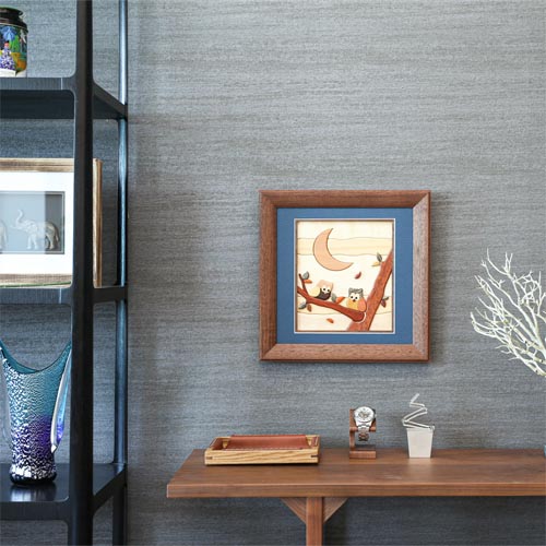 旭川クラフト Pecker 工房ペッカー YO-F 寄せ木絵 ふくろう 国産