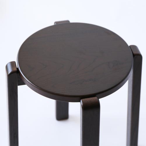 旭川家具 山室家具製作所 Alto アルト No.1 丸スツール 国産家具 無垢