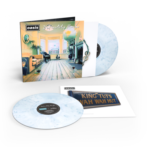 Oasis - Definitely Maybe Limited-Edition Blue & White Marble 2LP