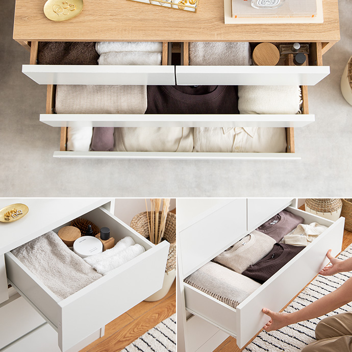 g153011]【幅80cm】Linoa チェスト キャビネット・チェスト | 家具